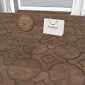 Elegant Wooden Flooring With Intricate Geometric Pattern And Natural Light Brown Tone