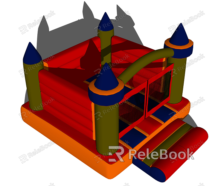 Children's inflatable castle Modern play equipment model