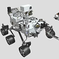 Advanced Lunar Exploration Rover With Robotic Arms And Heavy Duty Wheels
