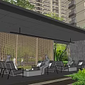 Lush Residential Landscape With Trees Pathways Water Features And Green Lawns