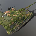 PLZ-05 Self-Propelled Howitzer Self-Propelled Artillery Infantry Fighting Vehicle Tank Armored Vehicle Low Face Number Low Model Simple Model Game Video Level Super Realistic 3d model