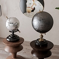 Globe Ornaments Combination 3d model