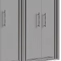 Contemporary Wardrobe Design With Multiple Cabinet Doors And Sleek Metal Handles