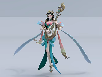 Game character Yang Yuhuan 3d model