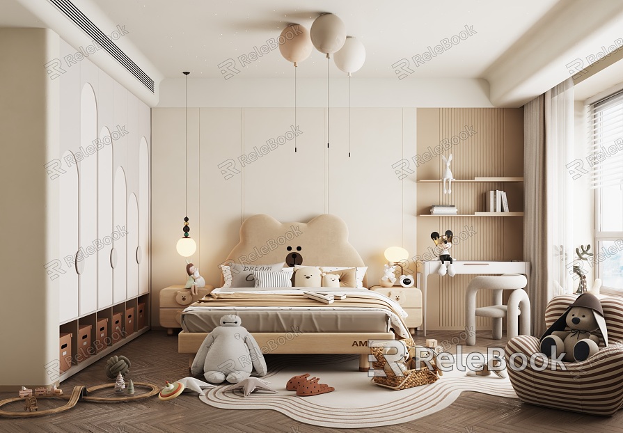 Modern Children's Room model