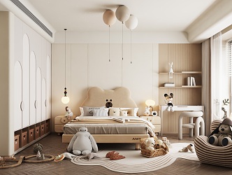 Modern Children's Room 3d model