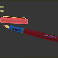 Blue Utility Knife With Sheath Ergonomic Design For Household Daily Use And Safety