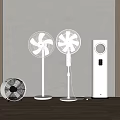 Air Conditioner Fan and Other Types of Fans in Modern Minimalist Interior Design