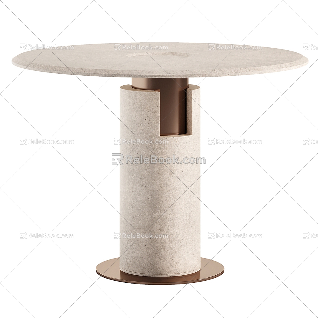 Modern Poliform dining table 3d model