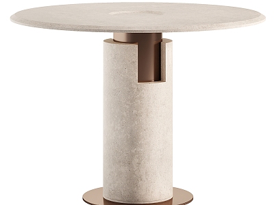 Modern Poliform dining table 3d model