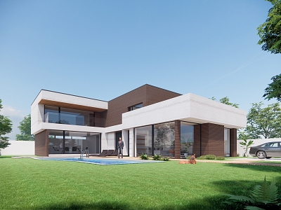 Modern Villa 3d model