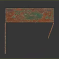 Rusted Old Electrical Distribution Box With Open Doors Switches And Meters
