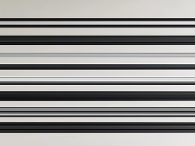 Sleek Modern Air Conditioner Vent With Black White Stripes In Home Interior 3d model