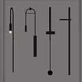 Stylish Modern Black Wall Sconces With Various Designs For Home Interior Lighting