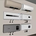Wall Mounted Water Heaters With Multiple Models And Various Color Designs 3d model