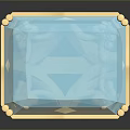 Elegant Gold Ring With Blue Green Gemstone Inlaid Design And Shiny Surface