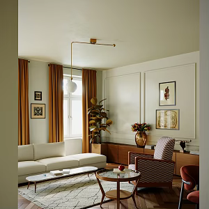 Living Room Dining Room Home Decoration Lounge Area 3d model
