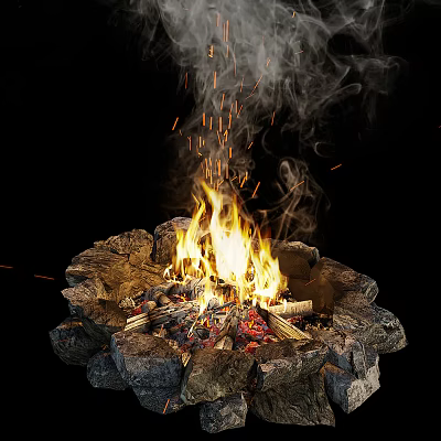 Bonfire 3d model