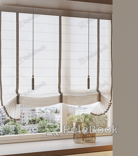 Curtain Screen Window Blinds Dream Curtain Shangri-La Curtain Curtain model