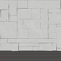 White Textured Stone Background Wall With Natural Rough Surface And Modern Design