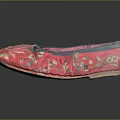 Pink Embroidered Flat Shoes With Traditional Floral Patterns And Soft Inner Lining