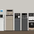 Kitchen Appliances Featuring Various Styles Of Water Dispensers For Home Kitchen Use