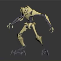 Mech Warrior Mech Soldier Machine Battlearm Mechanical Battlearm Machine Fighter Robot 3d model