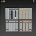 Modern Casement Windows With Silver Brown And Dark Wooden Frame Design Options
