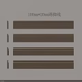 100mm x 20mm Wooden Baseboard Different Style Options For Home Interior Design