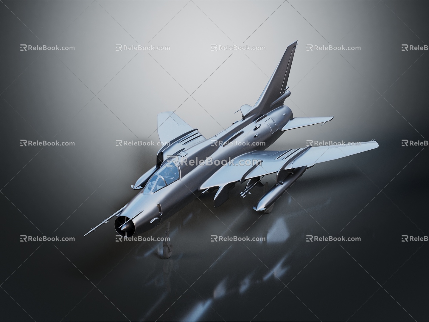 Modern Fighter Fighter Next Generation Aircraft 3d model