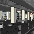 Commercial Kitchen Design With Stainless Steel Worktables Ventilation System Storage Cabinets And Non Slip Flooring