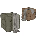 Modern Sofa Stool Sofa Stool Low Stool 3d model