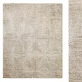 Modern Square Carpet 3d model