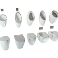 Various Modern Toilet Designs Including Wall Mounted And Floor Standing Types