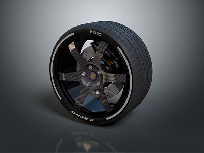 Modern Tire Wheel New Tire model