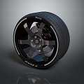 Modern Tire Wheel Wheel New Tire 3d model