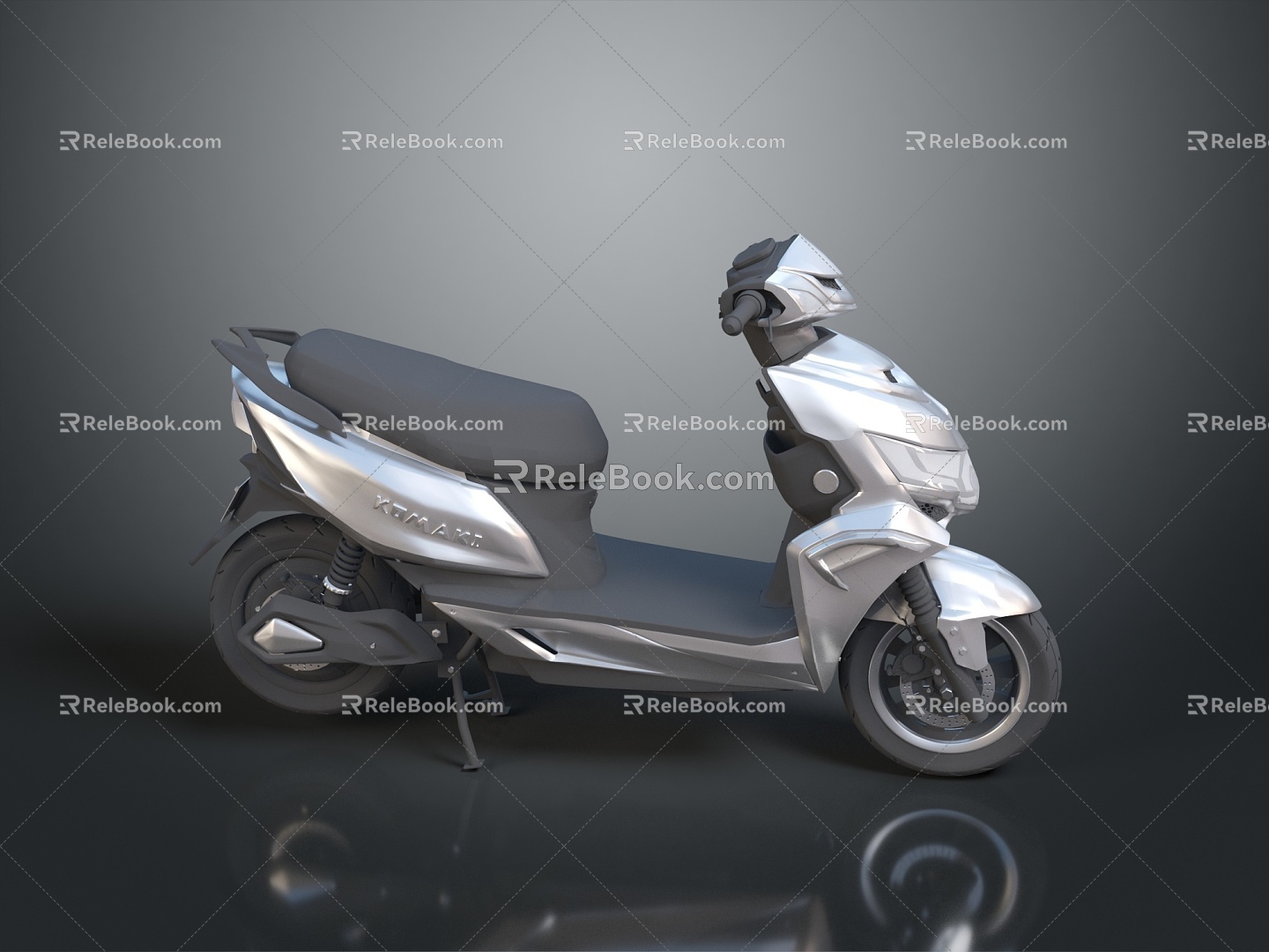 Scooter Motorcycle Two-wheeled Motocross Motorcycle Road Race Motorcycle Motor Vehicle 3d model