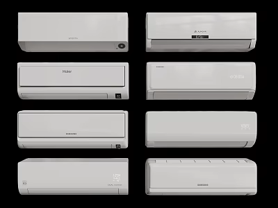 modern air conditioner wall-mounted air conditioner indoor air conditioner 3d model