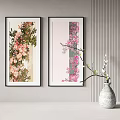 Decorative Botanical Paintings For Interior Wall Art With Floral Designs And Artistic Style
