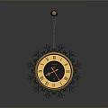Floor Clock Big Clock Retro Clock Retro Clock Retro Clock Large Clock Pendulum Furnishings 3d model