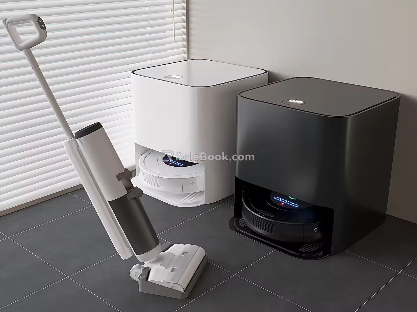 Sweeping robot intelligent mopping robot washing and dragging all-in-one machine 3d model