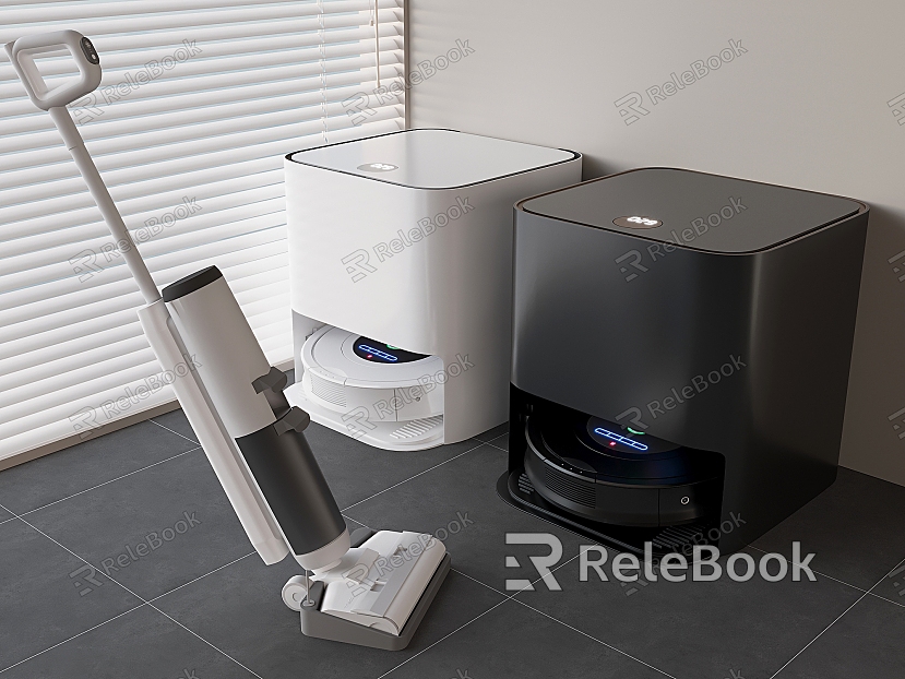 Sweeping robot intelligent mopping robot washing and dragging all-in-one machine model