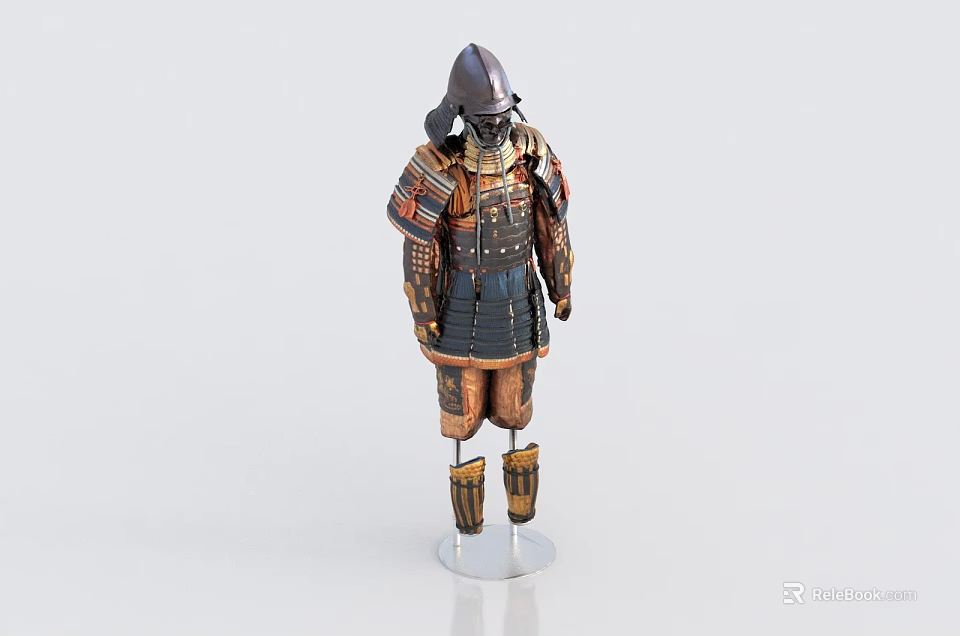Traditional Samurai Armor Clothing With Historical Design And Protective Features 3d model 