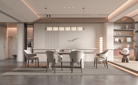 Modern Restaurant 3d model