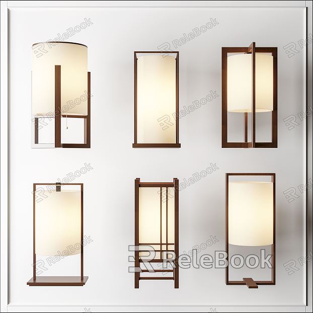 New Chinese-style Table Lamp Table Lamp Combination model