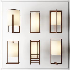 New Chinese-style Table Lamp Table Lamp Combination 3d model