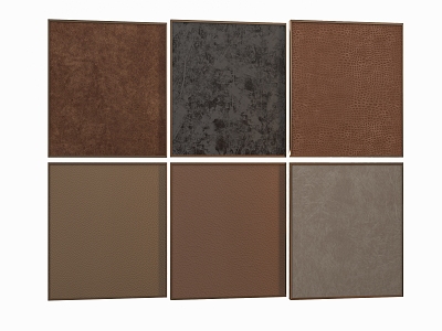 Leather texture effect display board model