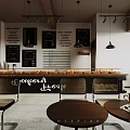 Modern Dessert Shop Interior Design With Pastry Displays And Cozy Seating