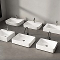 Table basin counter basin wash basin wash basin wash basin wash basin 3d model