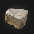 Natural Stone And Wood Artifact With Textured Surface And Earthy Colors